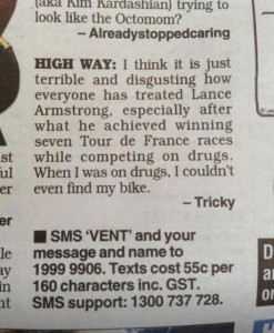 Lance on drugs